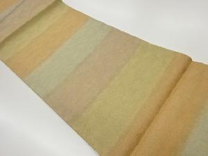 砂子綴れ横段模様織出し全通袋帯